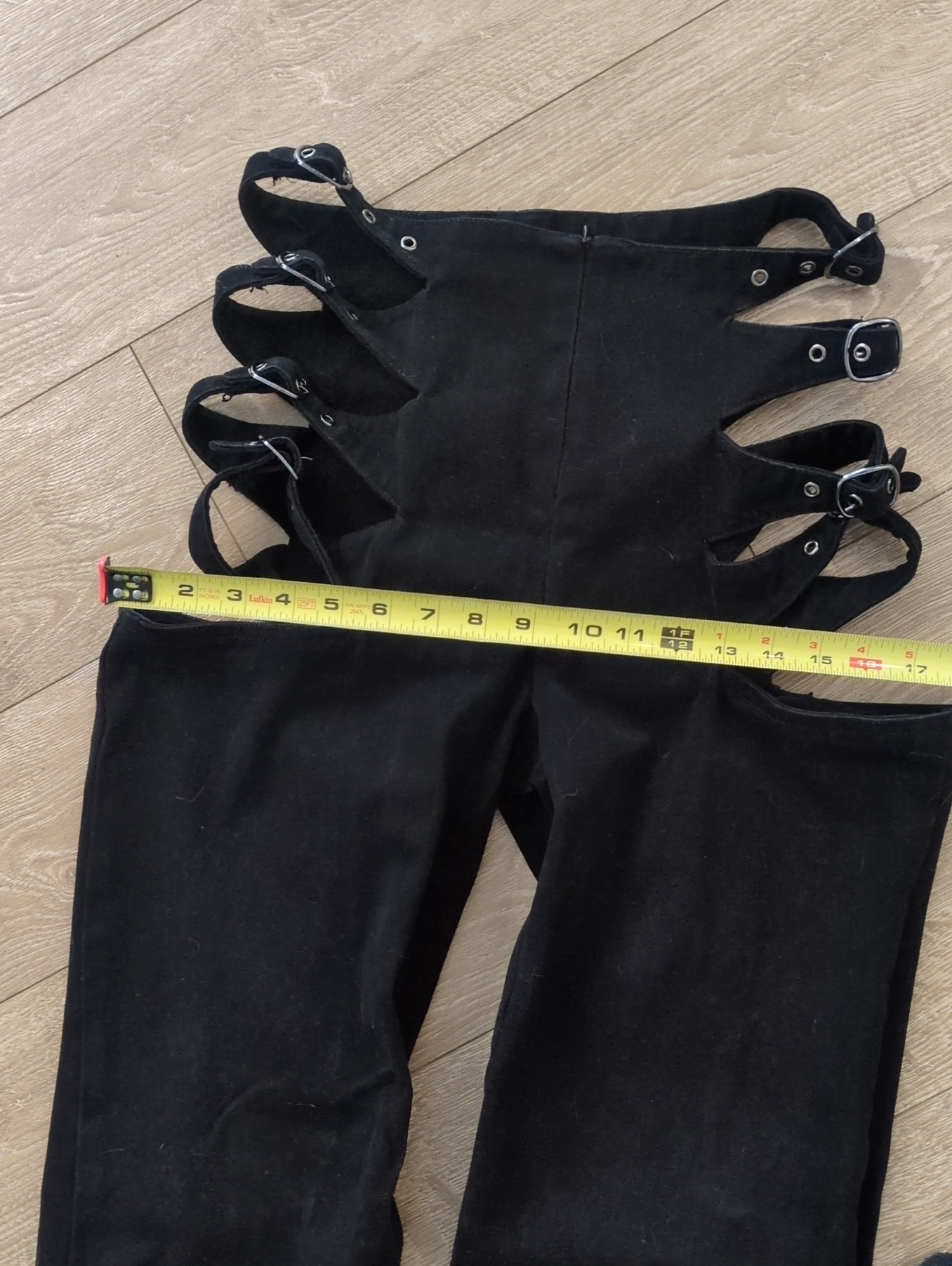 Defi Pans Ins Black Buckle Goth Punk Emo - Size S — image 7 of 8